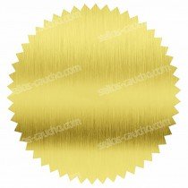 Pegatinas Doradas para Sello en Seco