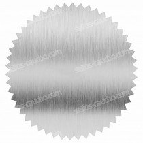 Pegatinas Plateadas para Sello en Seco