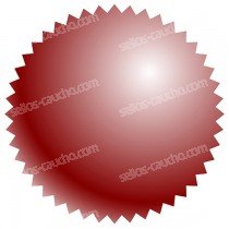 Pegatinas Burdeos para Sello en Seco